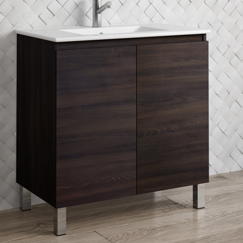 Ivy Bronx Jasso Sunset 31" Single Bathroom Vanity Set & Reviews Wayfair